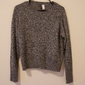 H&M Black and white speckled shirt